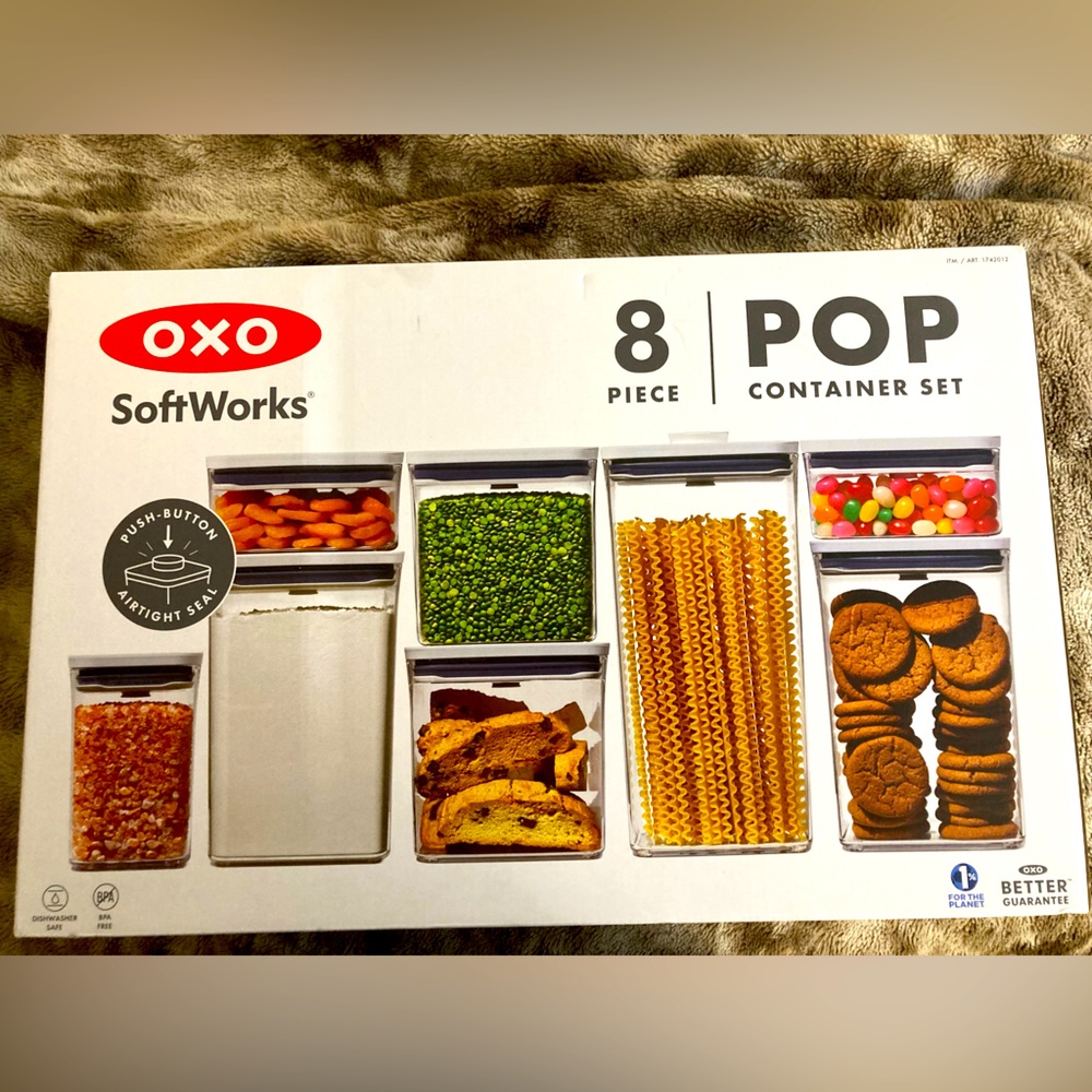 OXO Softworks 8 piece Pop container set